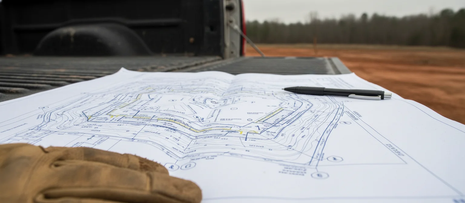 NC Erosion Control Law — What 15A NCAC 04 Actually Says - NC Grade and Haul infographic.