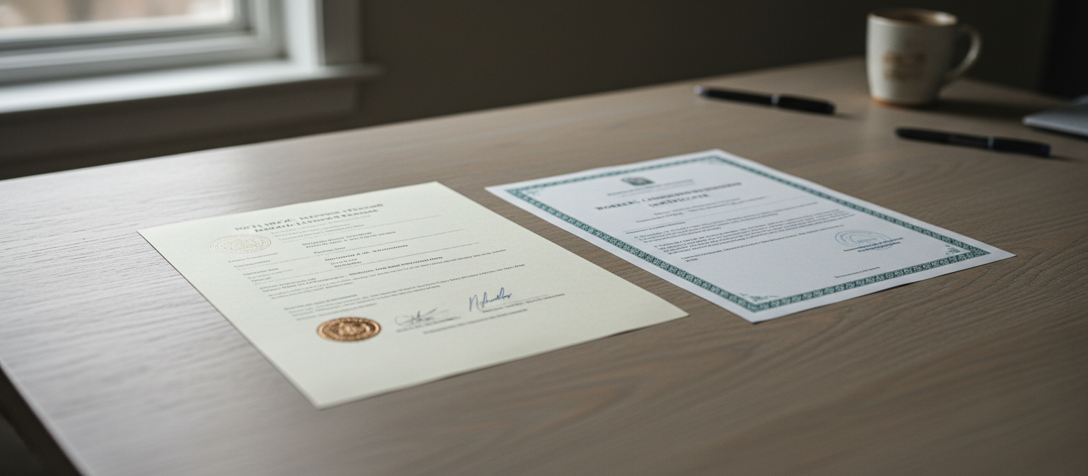 NC contractor verification records showing NCLBGC license and workers comp documents
