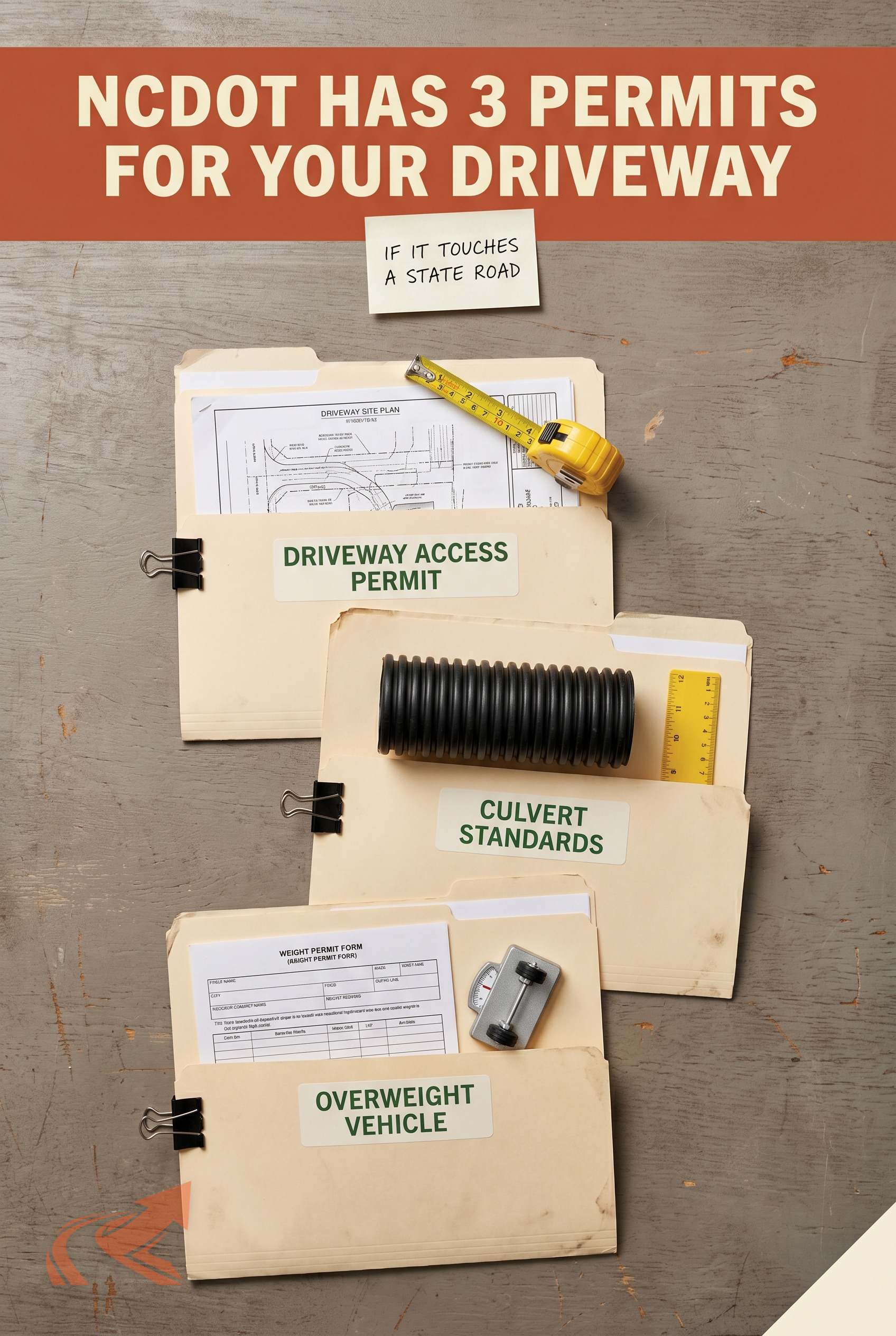 NCDOT Regulations for NC Grading & Driveway Work - NC Grade and Haul infographic.