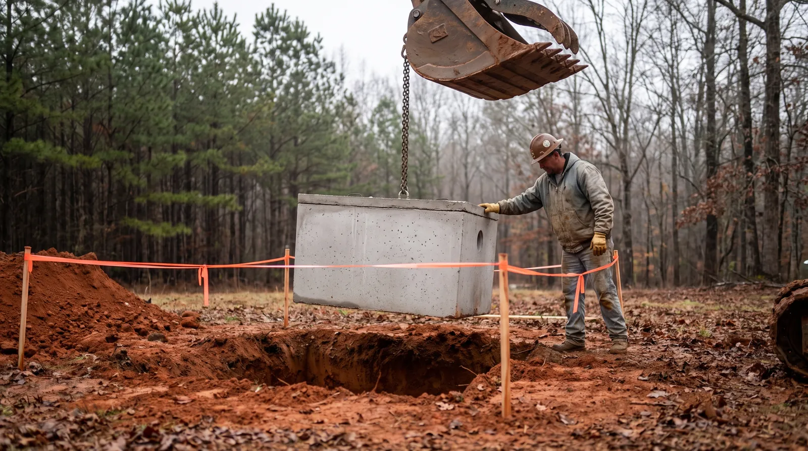 How a Septic System Is Installed in North Carolina, and Who Is Allowed to Do It
